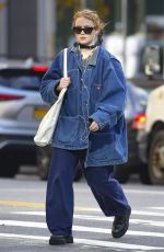 SADIE SINK Heading to a Coffee Shop in New York 10/24/2023