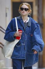 SADIE SINK Heading to a Coffee Shop in New York 10/24/2023