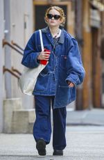 SADIE SINK Heading to a Coffee Shop in New York 10/24/2023