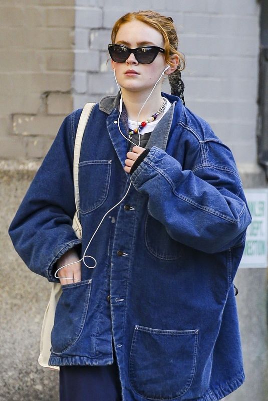 SADIE SINK Heading to a Coffee Shop in New York 10/24/2023