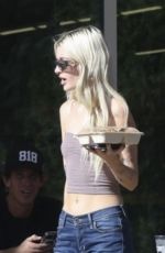 SAMI SHEEEN on a Lunch Date at Erewhon Market in Los Angeles 10/12/2023