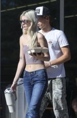 SAMI SHEEEN on a Lunch Date at Erewhon Market in Los Angeles 10/12/2023
