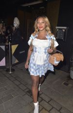 SAMIRA MIGHTY Arrives at Hallowzeem Party at Gaucho in London 01/27/2023