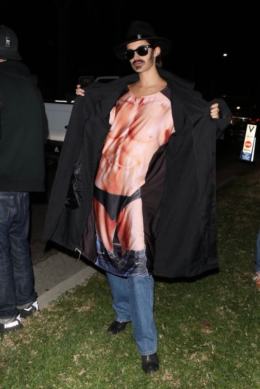 SARA SAMPAIO Arrives at Casamigos Halloween Party in Los Angeles 10/27/2023
