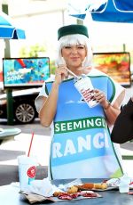 SARAH HYLAND and Wells Adams Kick Off Halloween at Sonic 10/16/2023