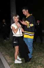 SARAH HYLAND Arrives at Casamigos Halloween party in Los Angeles 10/27/2023