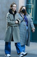 SARAH PAULSON and BEANIE FELDSTEIN Out Shopping in New York 10/17/2023