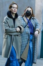 SARAH PAULSON and BEANIE FELDSTEIN Out Shopping in New York 10/17/2023