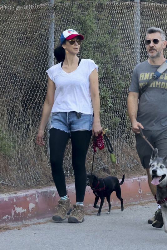 SARAH SILVERMAN and Rory Albanese Out With Their Dogs in Los Feliz 10/17/2023