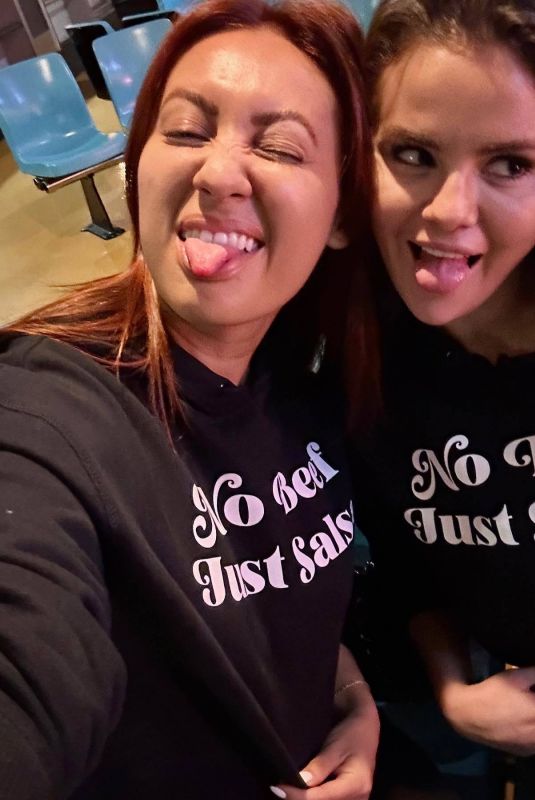 SELENA GOMEZ and FRANCIA RAISA for No Beef, Just Salsa Merch Campaign, October 2023