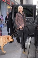 SELMA BLAIR Arrives with Her Service Dog at Today Morning Show in New York 10/05/2023