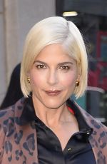 SELMA BLAIR Arrives with Her Service Dog at Today Morning Show in New York 10/05/2023