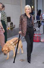 SELMA BLAIR Arrives with Her Service Dog at Today Morning Show in New York 10/05/2023