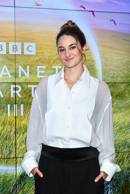SHAILENE WOODLEY at Global Launch of BBC Studios Planet Earth III in London 10/12/2023