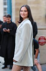 SHANINA SHAIK Heading to Victoria Beckham Front Row in Paris 09/29/2023