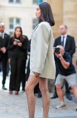 SHANINA SHAIK Heading to Victoria Beckham Front Row in Paris 09/29/2023