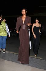 SHANINA SHIAK, JASMINE TOOKES and SARA SAMPAIO Out for Dinner at Costes Hotel in Paris 09/30/2023