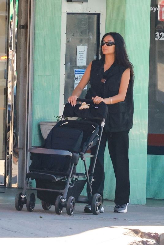 SHAY MITCHELL Out for a Family Lunch in Los Feliz 10/28/2023