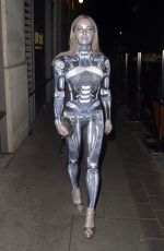 SIAN WELBY Arrives at Hallowzeem Party at Gaucho in London 01/27/2023