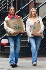 SISTINE and SOPHIA STALLONE Shopping at Whole Foods in New York 10/30/2023