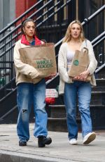 SISTINE and SOPHIA STALLONE Shopping at Whole Foods in New York 10/30/2023