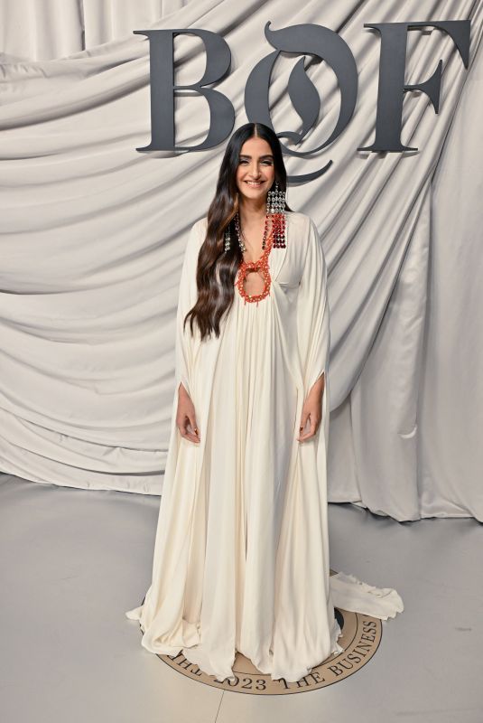 SONAM KAPOOR at #bof500 Gala at Shangri-la Hotel in Paris 09/30/2023