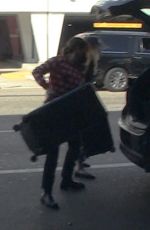 SOPHIA BUSH Arrives at LAX Airport 10/18/2023
