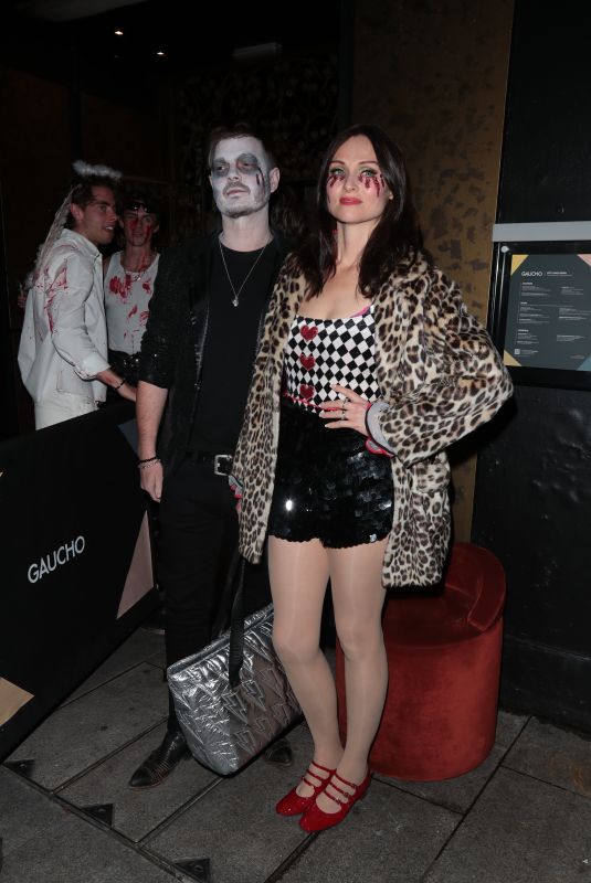 SOPHIE ELLIS BEXTOR Arrives at Hallowzeem Party at Gaucho in London 01/27/2023