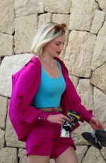 SOPHIE TURNER on the Set of ITVX Drama Joan in Palma 10/13/2023