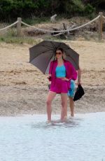 SOPHIE TURNER on the Set of ITVX Drama Joan in Palma 10/13/2023