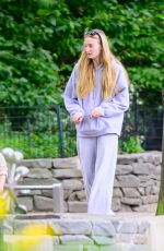 SOPHIE TURNER Out with Her Daughter at a Park in New York 10/10/2023