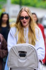 SOPHIE TURNER Out with Her Daughter at a Park in New York 10/10/2023