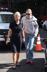 SOPHIE TURNER Out with Her Lawyer in New York 10/03/2023