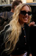 SYDNEY SWEENEY Arrives at Miu Miu SS24 Fashion Show in Paris 10/03/2023