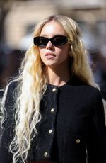 SYDNEY SWEENEY at Miu Miu Womenswear Spring/summer 2024 Show at Paris Fashion Week 10/03/2023
