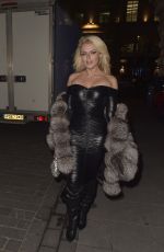 TALLIA STORM Arrives at Hallowzeem Party at Gaucho in London 01/27/2023