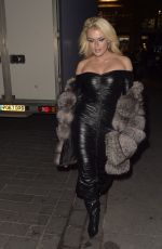 TALLIA STORM Arrives at Hallowzeem Party at Gaucho in London 01/27/2023
