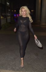 TALLIA STORM Heading to Sushi Samba in London 10/28/2023