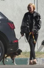 TALLULAH and RUMER WILLIS Out with Their Dogs in Los Angeles 10/06/2023