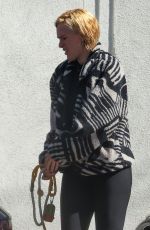 TALLULAH and RUMER WILLIS Out with Their Dogs in Los Angeles 10/06/2023