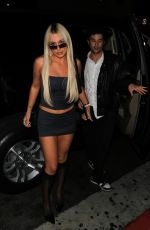 TANA MONGEAU Arrives at White Fox Party at Tao in Los Angeles 10/18/2023