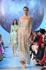 TAYLOR HILL Walks Runway at Elie Saab Womenswear Spring/Summer 2024 Show at Paris Fashion Week 09/29/2023