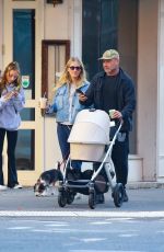 TAYLOR NEISEN and Liev Schreiber Out with Their Baby in New York 10/26/2023