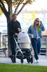 TAYLOR NEISEN and Liev Schreiber Out with Their Baby in New York 10/26/2023