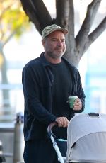 TAYLOR NEISEN and Liev Schreiber Out with Their Baby in New York 10/26/2023