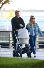 TAYLOR NEISEN and Liev Schreiber Out with Their Baby in New York 10/26/2023