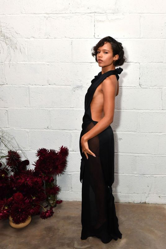 TAYLOR RUSSELL at Loewe Foundation Studio Voltaire Award in London 10/10/2023