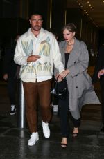 TAYLOR SWIFT and Travis Kelce Arrives at SNL Afterparty in New York 10/14/2023