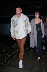 TAYLOR SWIFT and Travis Kelce Arrives at SNL Afterparty in New York 10/14/2023