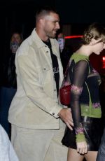 TAYLOR SWIFT and Travis Kelce Leaves The Waverly Inn in New York 10/15/2023